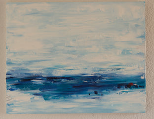 Original art for sale at UGallery.com | Somewhere..Feeling Content! by Kajal Zaveri | $500 | oil painting | 16' h x 20' w | photo 3