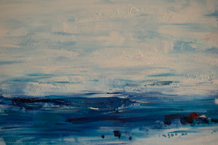 Original art for sale at UGallery.com | Somewhere..Feeling Content! by Kajal Zaveri | $500 | oil painting | 16' h x 20' w | photo 4