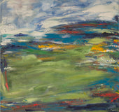 Original art for sale at UGallery.com | Fresh Outside by Kajal Zaveri | $750 | oil painting | 24' h x 24' w | thumbnail 1