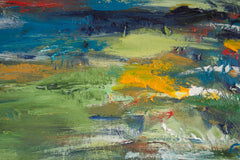 Original art for sale at UGallery.com | Fresh Outside by Kajal Zaveri | $750 | oil painting | 24' h x 24' w | thumbnail 4