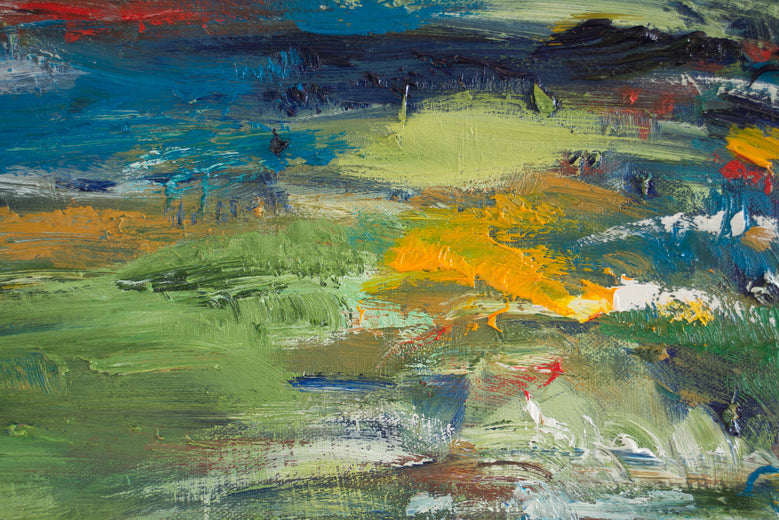 Fresh Outside by Kajal Zaveri |   Closeup View of Artwork 