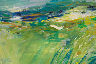 Original art for sale at UGallery.com | Somewhere Exploring by Kajal Zaveri | $2,200 | oil painting | 30' h x 30' w | photo 4