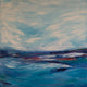 Original art for sale at UGallery.com | Serenity by Kajal Zaveri | $2,800 | oil painting | 36' h x 36' w | thumbnail 1