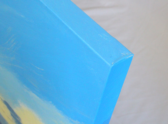 Spring Rain by Nancy Merkle |  Side View of Artwork 