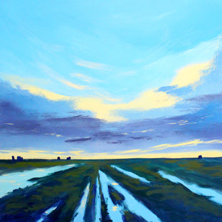 Original art for sale at UGallery.com | Spring Rain by Nancy Merkle | $1,400 | acrylic painting | 30' h x 30' w | photo 1
