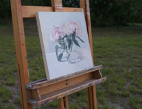 Original art for sale at UGallery.com | Spring Serenity by Nicole Lamothe | $550 | oil painting | 12' h x 12' w | thumbnail 2