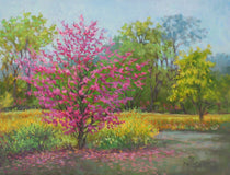 Original art for sale at UGallery.com | Spring's Here by Suzanne Massion | $400 | oil painting | 14' h x 18' w | thumbnail 2