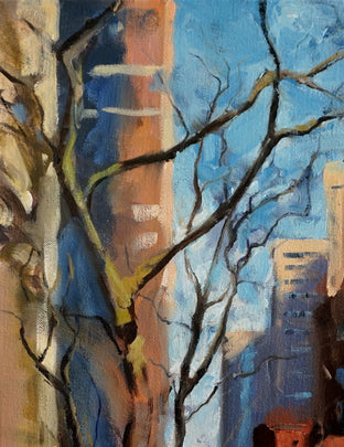 Original art for sale at UGallery.com | Springtime in Midtown by Jonelle Summerfield | $600 | oil painting | 24' h x 18' w | photo 2
