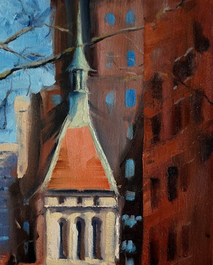Springtime in Midtown by Jonelle Summerfield |  Context View of Artwork 