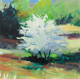 Original art for sale at UGallery.com | Spring Tree, Harriman by Janet Dyer | $475 | acrylic painting | 12' h x 12' w | photo 1