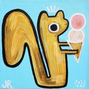 Squirrel with Ice Cream by Jessica JH Roller |  Artwork Main Image 