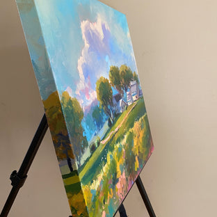 Original art for sale at UGallery.com | Covered in Sunshine by Sri Rao | $850 | acrylic painting | 20' h x 20' w | photo 2
