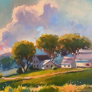Original art for sale at UGallery.com | Covered in Sunshine by Sri Rao | $850 | acrylic painting | 20' h x 20' w | photo 4