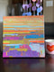 Original art for sale at UGallery.com | Purple Fields and the Horizon 2 by Srinivas Kathoju | $425 | oil painting | 12' h x 12' w | thumbnail 3