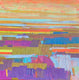 Original art for sale at UGallery.com | Purple Fields and the Horizon 2 by Srinivas Kathoju | $425 | oil painting | 12' h x 12' w | thumbnail 1