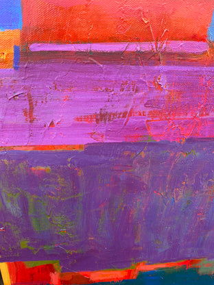 Original art for sale at UGallery.com | The Golden Stripe 1 by Srinivas Kathoju | $800 | oil painting | 36' h x 12' w | photo 4