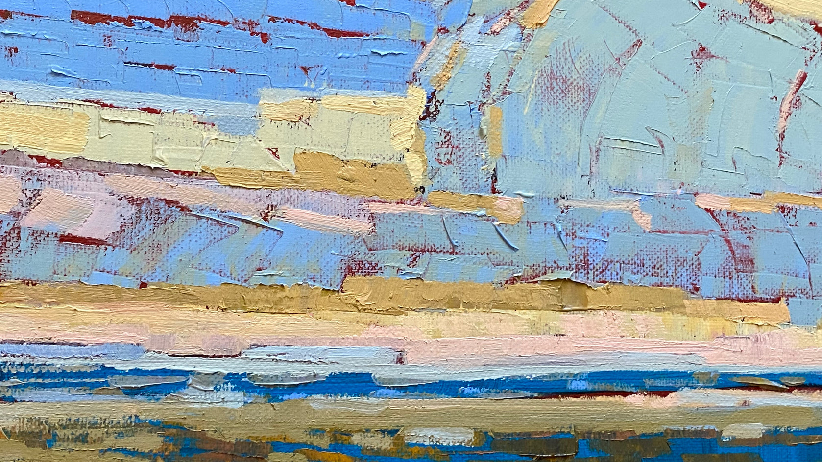 The Marshlands 2 by Srinivas Kathoju |  Closeup View of Artwork 