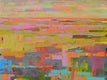 Original art for sale at UGallery.com | Fields Horizon and the Golden Light by Srinivas Kathoju | $1,875 | oil painting | 30' h x 40' w | thumbnail 1