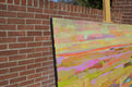 Original art for sale at UGallery.com | Fields Horizon and the Golden Light by Srinivas Kathoju | $1,875 | oil painting | 30' h x 40' w | thumbnail 2