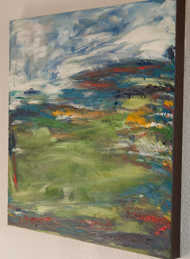 Fresh Outside by Kajal Zaveri |  Side View of Artwork 