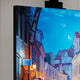 Original art for sale at UGallery.com | Evening Light. Street in Prague by Stanislav Sidorov | $2,100 | oil painting | 36' h x 24' w | thumbnail 2