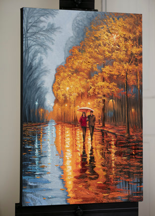 Fall Alley. Golden Reflection. by Stanislav Sidorov |  Context View of Artwork 