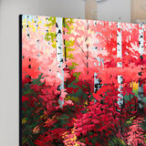 Original art for sale at UGallery.com | Ruby Red Autumn by Stanislav Sidorov | $5,000 | oil painting | 30' h x 60' w | thumbnail 2