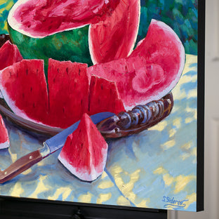 Original art for sale at UGallery.com | Watermelon Summer Medley by Stanislav Sidorov | $1,600 | oil painting | 24' h x 30' w | photo 2