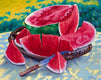 Original art for sale at UGallery.com | Watermelon Summer Medley by Stanislav Sidorov | $1,600 | oil painting | 24' h x 30' w | thumbnail 1