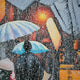 Original art for sale at UGallery.com | Wonderful Snow Evening in Kyoto by Stanislav Sidorov | $2,800 | oil painting | 30' h x 30' w | thumbnail 4