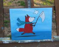 Original art for sale at UGallery.com | The Star Chaser by Andrea Doss | $275 | acrylic painting | 11' h x 14' w | thumbnail 3