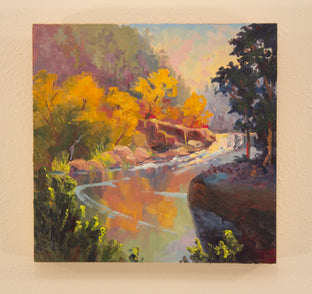 Steamboat Creek Fall by Karen E Lewis |  Context View of Artwork 