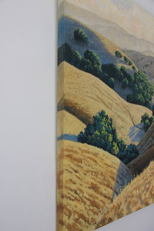 Original art for sale at UGallery.com | Morning Hills by Stefan Conka | $4,500 | oil painting | 39.3' h x 35.4' w | photo 2