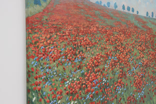 Poppy Hill by Stefan Conka |  Side View of Artwork 