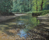 Original art for sale at UGallery.com | Shallow Creek by Stefan Conka | $1,650 | oil painting | 19.6' h x 23.6' w | thumbnail 1