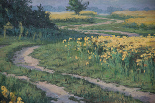 Original art for sale at UGallery.com | Thru Canola Field by Stefan Conka | $1,150 | oil painting | 15.7' h x 19.6' w | photo 3