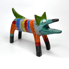 ceramic artwork by Stefan Mager titled Stitched Dingo