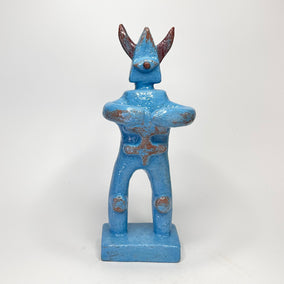 ceramic artwork by Stefan Mager titled Turquoise Spirit