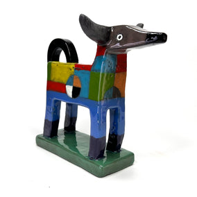 mixed media artwork by Stefan Mager titled Little Goat