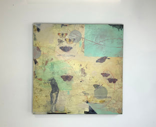 Original art for sale at UGallery.com | Chasing Butterflies by Steph Gimson | $1,000 | mixed media artwork | 18' h x 18' w | photo 3
