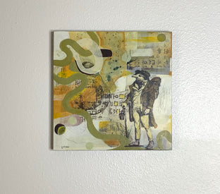 Original art for sale at UGallery.com | Gulliver's Travels by Steph Gimson | $475 | mixed media artwork | 12' h x 12' w | photo 3