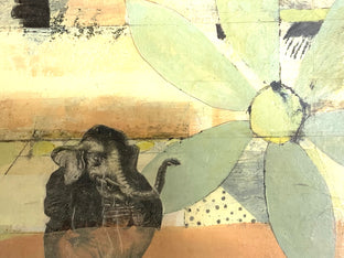 Original art for sale at UGallery.com | Hugo by Steph Gimson | $475 | mixed media artwork | 12' h x 12' w | photo 4