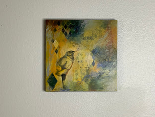 Original art for sale at UGallery.com | Into the Unknown by Steph Gimson | $475 | mixed media artwork | 12' h x 12' w | photo 3