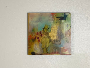 Original art for sale at UGallery.com | Percy by Steph Gimson | $475 | mixed media artwork | 12' h x 12' w | photo 3