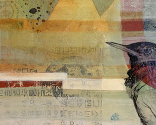 Original art for sale at UGallery.com | Starling by Steph Gimson | $950 | mixed media artwork | 20' h x 20' w | photo 4
