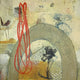 Original art for sale at UGallery.com | The Bird and the Hare by Steph Gimson | $475 | mixed media artwork | 12' h x 12' w | thumbnail 1