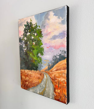 Original art for sale at UGallery.com | A Path Through the Field by Steven Guy Bilodeau | $450 | oil painting | 12' h x 9' w | photo 2