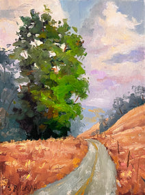 oil painting by Steven Guy Bilodeau titled A Path Through the Field