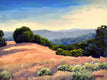 Original art for sale at UGallery.com | California Hills by Steven Guy Bilodeau | $600 | oil painting | 12' h x 16' w | thumbnail 1