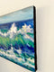 Original art for sale at UGallery.com | Crashing Waves by Steven Guy Bilodeau | $450 | oil painting | 9.5' h x 13.5' w | thumbnail 2